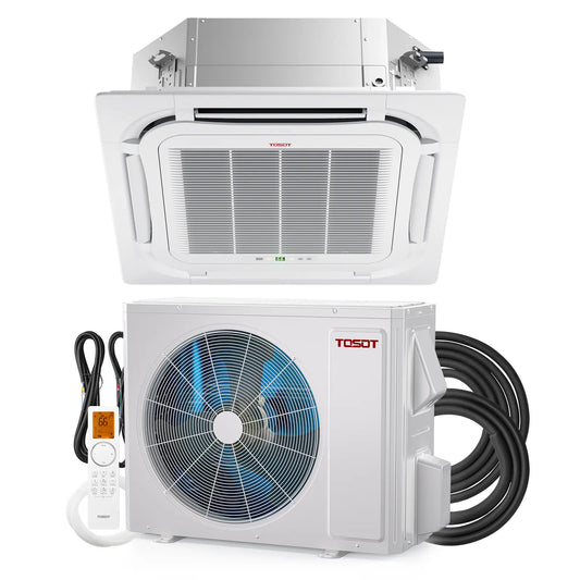 34,000 BTU Ceiling Cassette Mini Split Air Conditioner