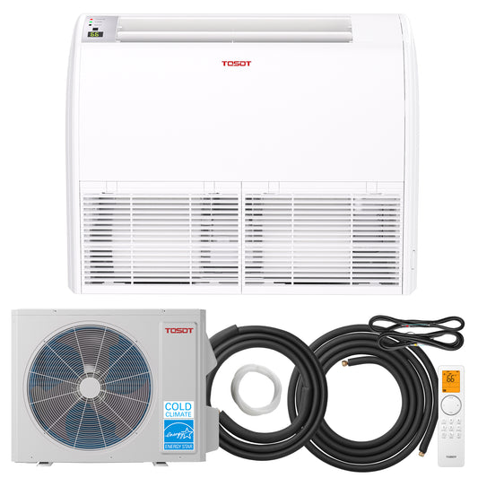 Aoraki 18,000 BTU Floor/Ceiling Mount Mini Split Air Conditioner, 21.5 SEER2 - 230V