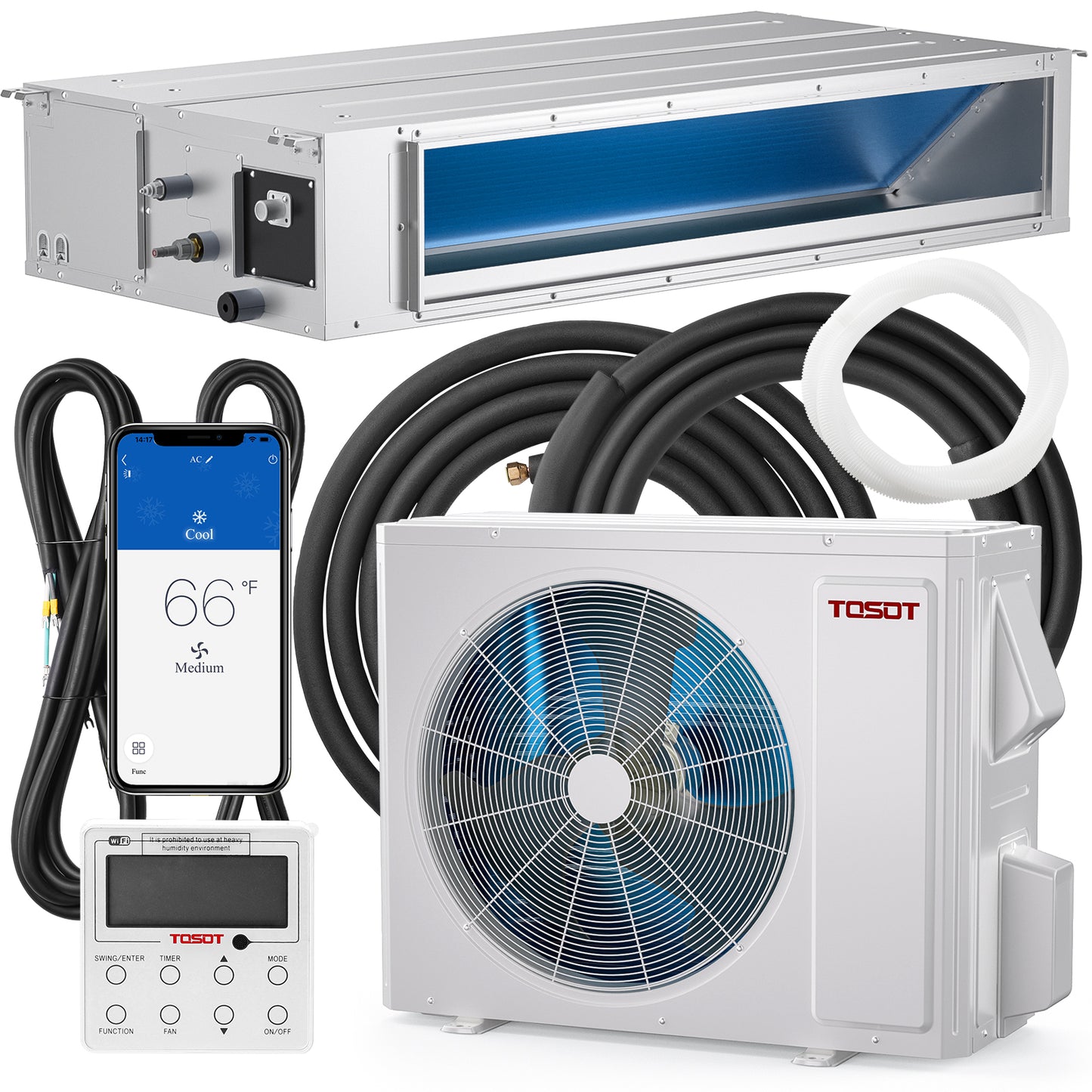 34,000 BTU Ducted Mini Split Air Conditioner
