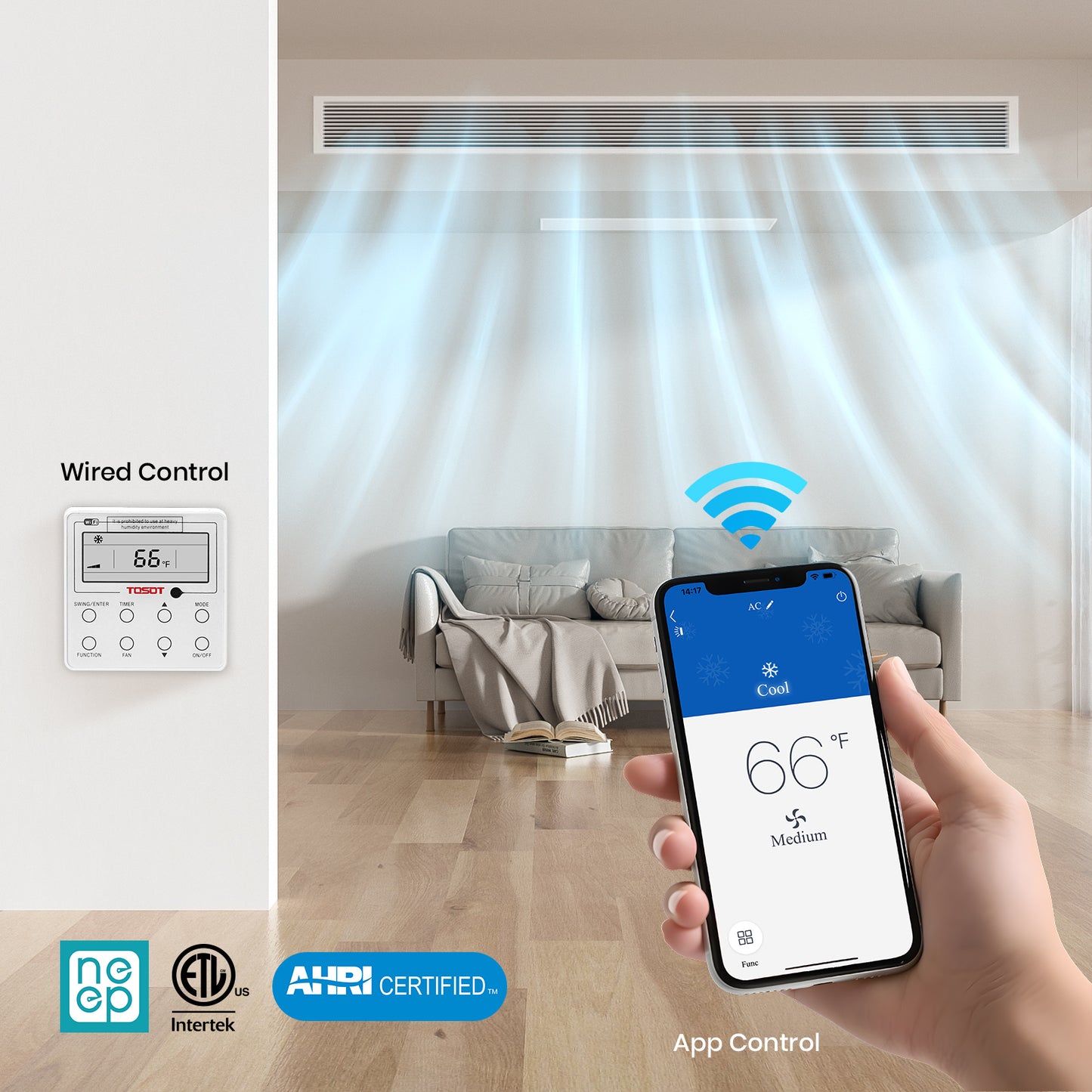 34,000 BTU Ducted Mini Split Air Conditioner