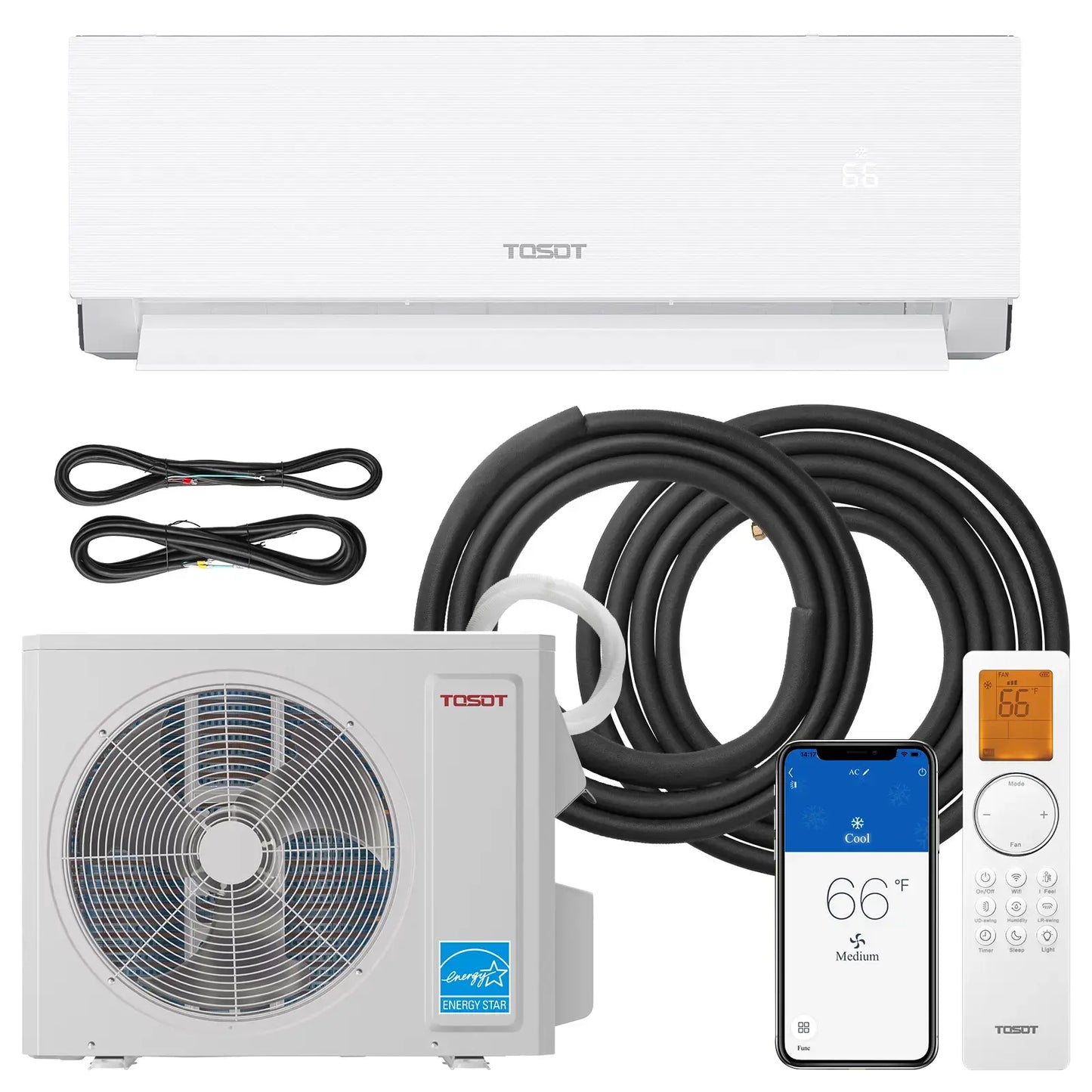 Aoraki 24.5 SEER2 12,000 BTU Heat Pump Mini Split AC w/ERV System-230V