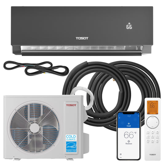 Aoraki 24.5 SEER2 12,000 BTU Heat Pump Mini Split AC w/ERV System-120V