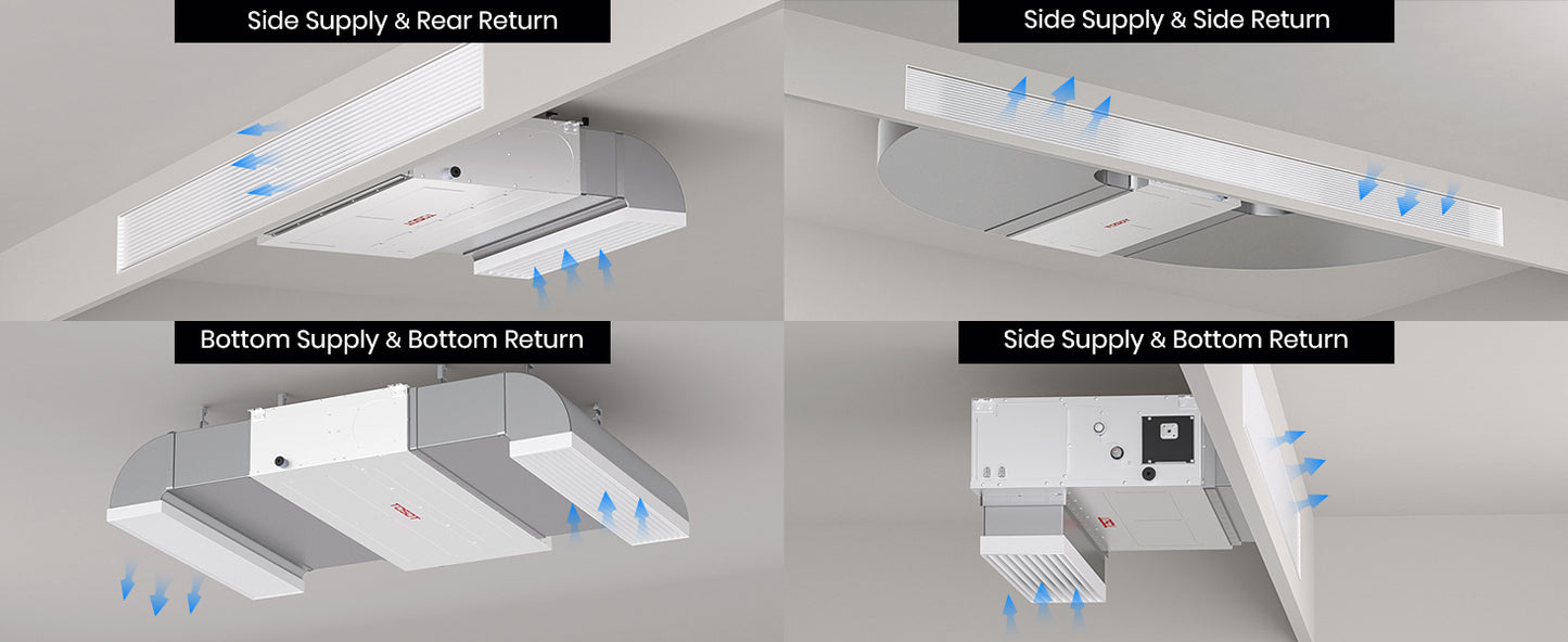34,000 BTU Ducted Mini Split Air Conditioner