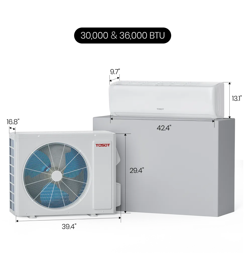 30,00&36,000BTU