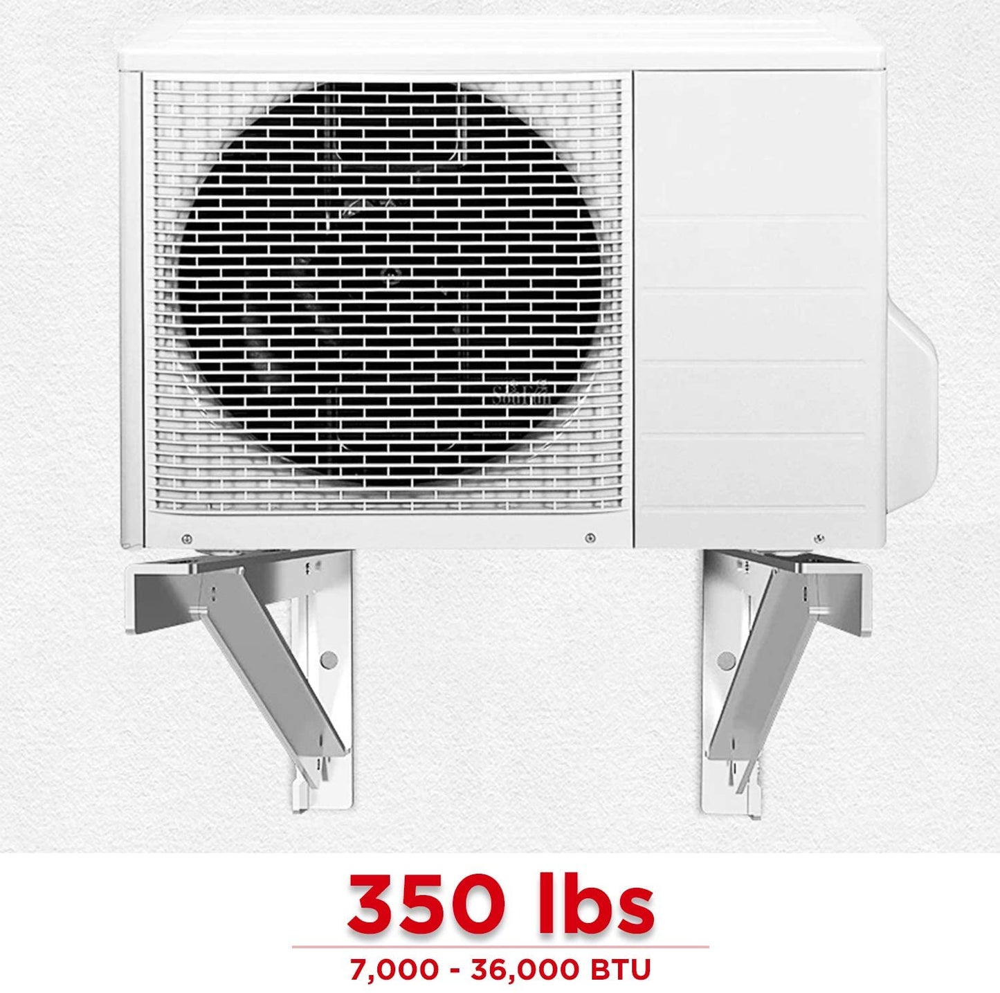 350 lbs for 7,000-36,000 btu