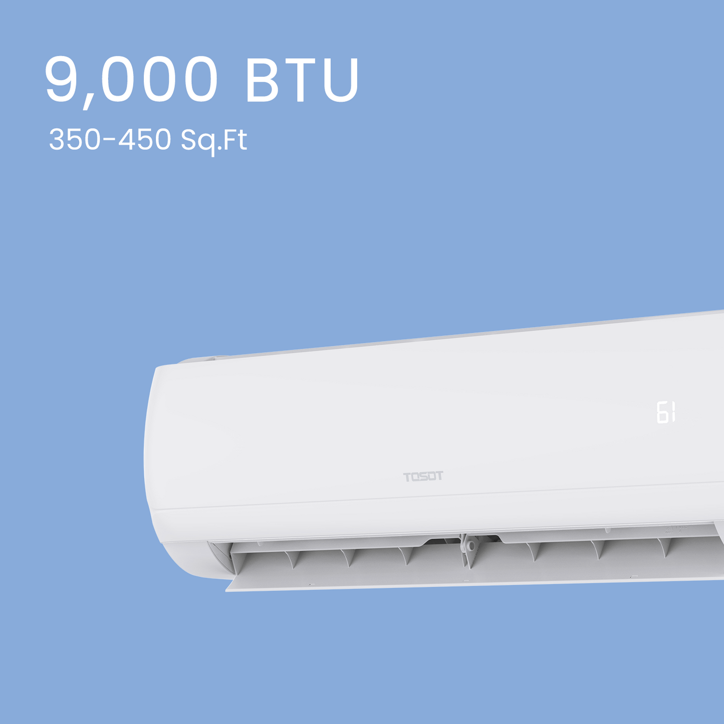 9,000 BTU Mini-Split Heat Pump Air Conditioner-230V - TOSOT Direct