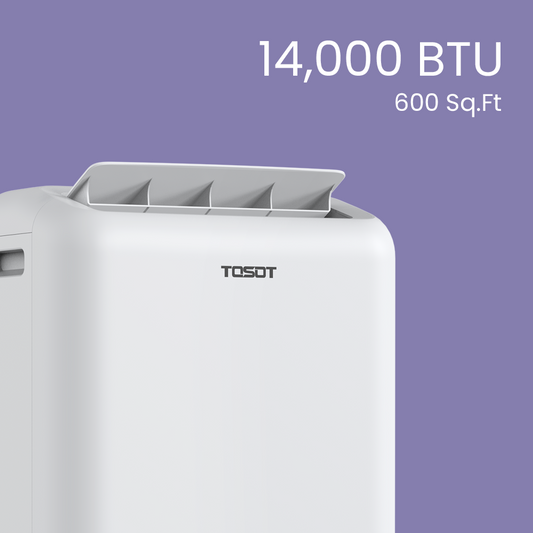 Aomi 14,000 BTU Heat Pump Portable Air Conditioner - TOSOT Direct
