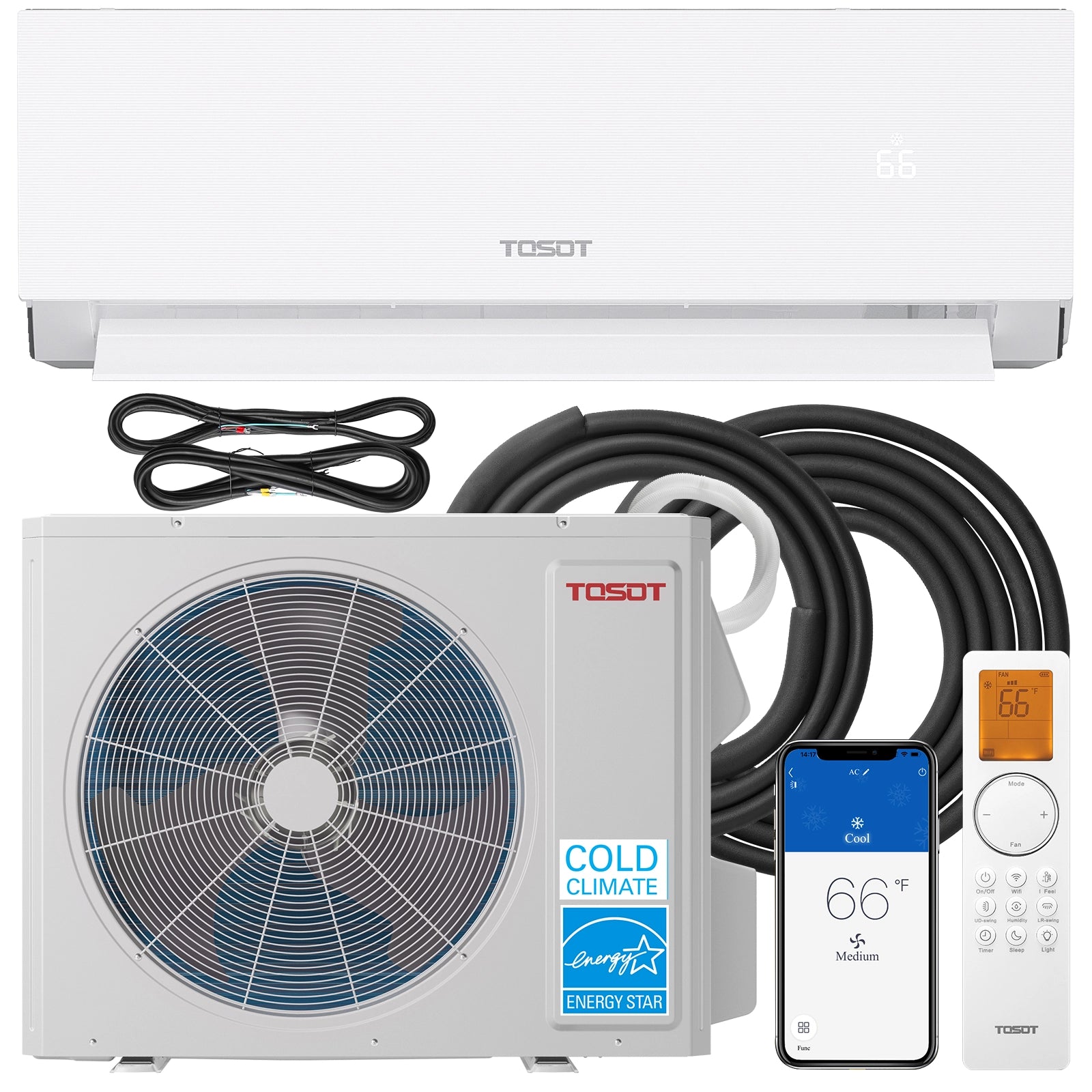 Aoraki 23.5 SEER2 24,000 BTU Heat Pump Mini Split AC w/ERV System