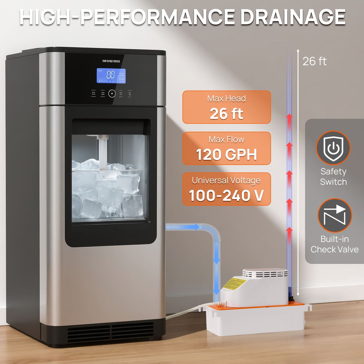 Condensate Pump, 120 GPH (450L/H)