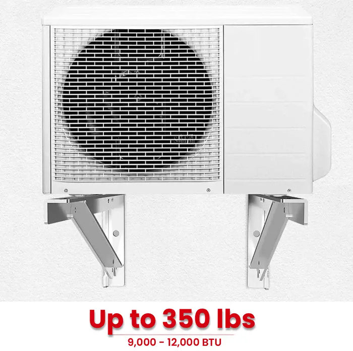 Mini Split AC Condenser Wall Mount Bracket -Max Support 350 Lbs
