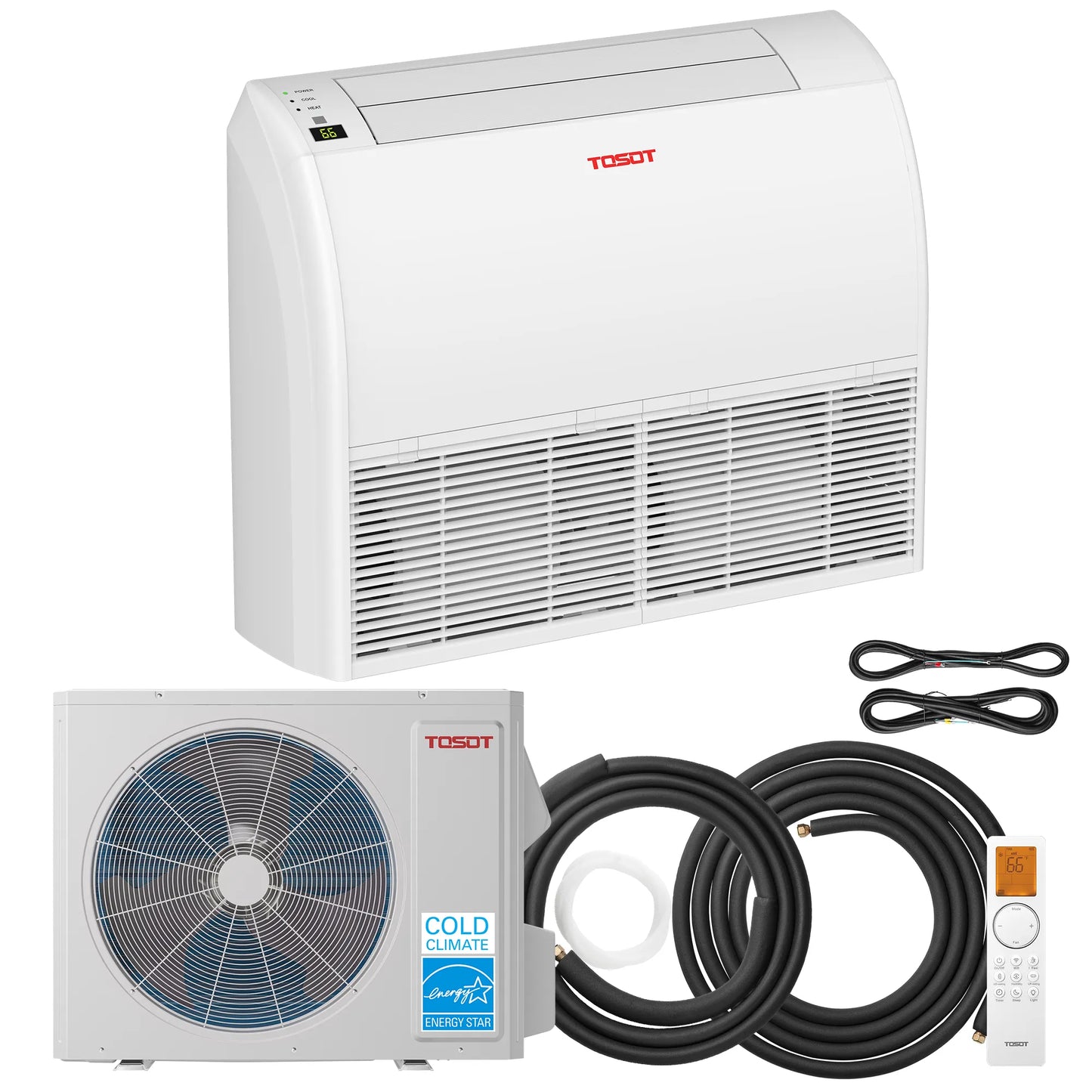 Aoraki 18,000 BTU Floor/Ceiling Mount Mini Split Air Conditioner, 21.5 SEER2 - 230V