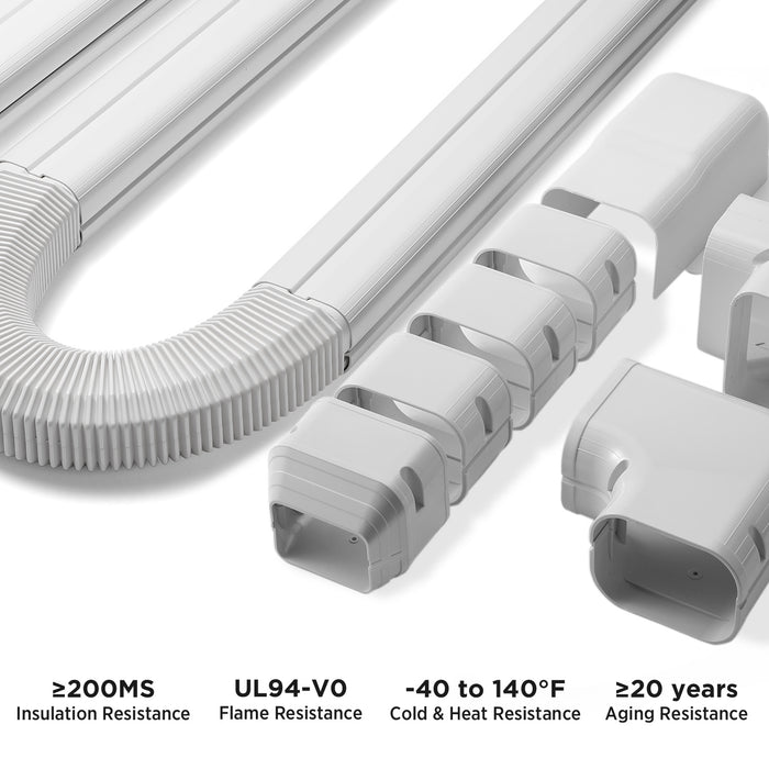 insulation resistance >200ms; Ul94-V0; resistance to cool and heat from -40-140. aging resistance >20 years