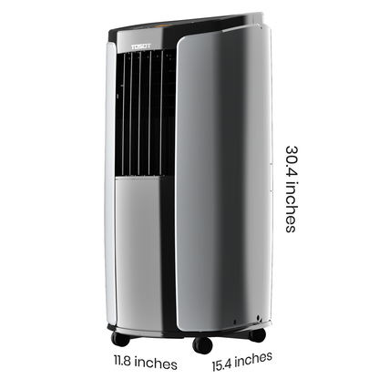 (Open Box) Shiny 8,000 BTU Portable Air Conditioner-WiFi Enabled - TOSOT Direct